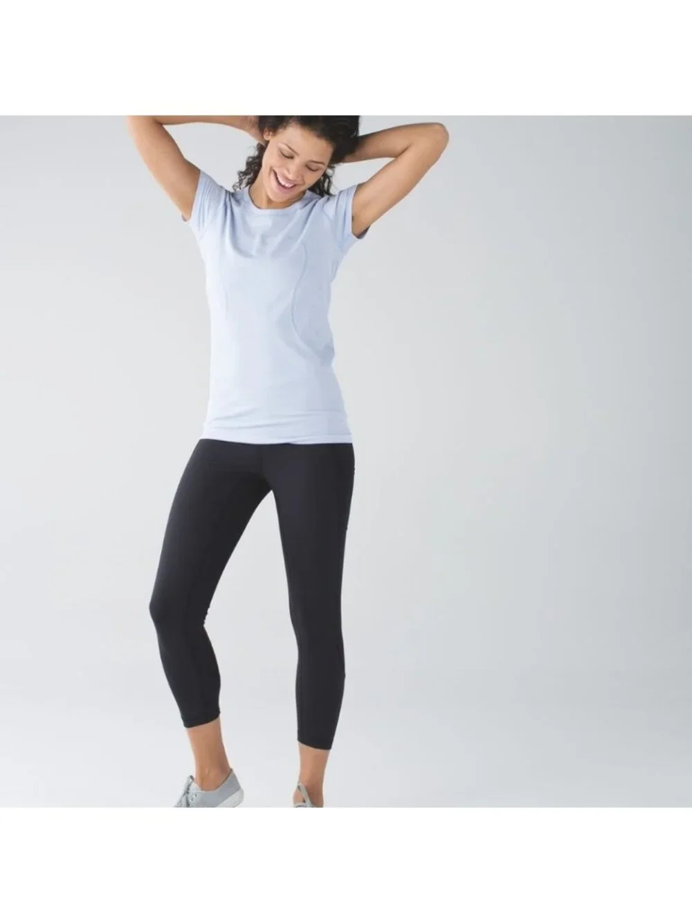 Lululemon Seek The Heat Crop Black 25